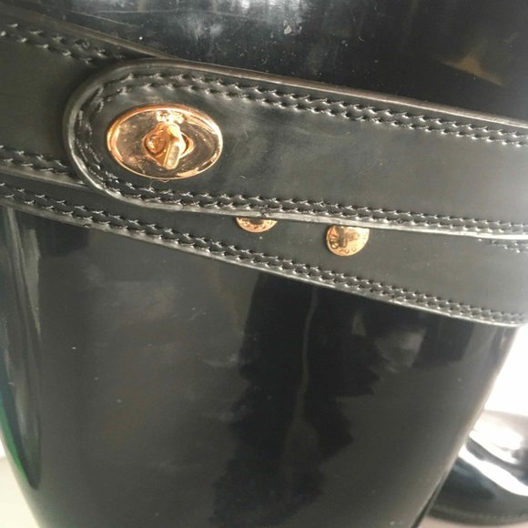Coach Black Rubber Boots - Picture 3 of 16